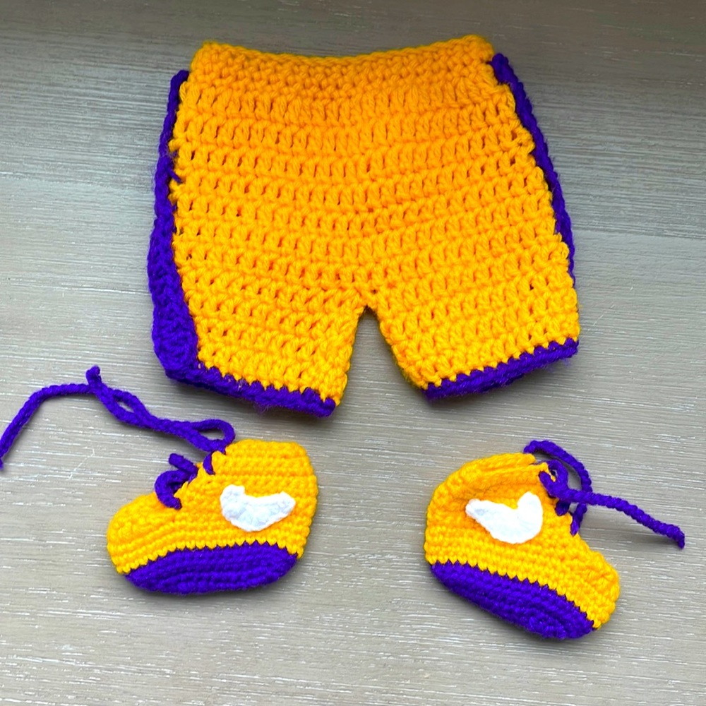 Baby Lakers Nike Knitted outfit